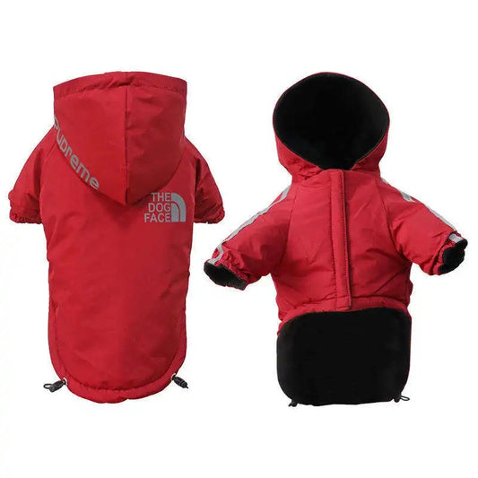 The Dog Face Hooded Puffer